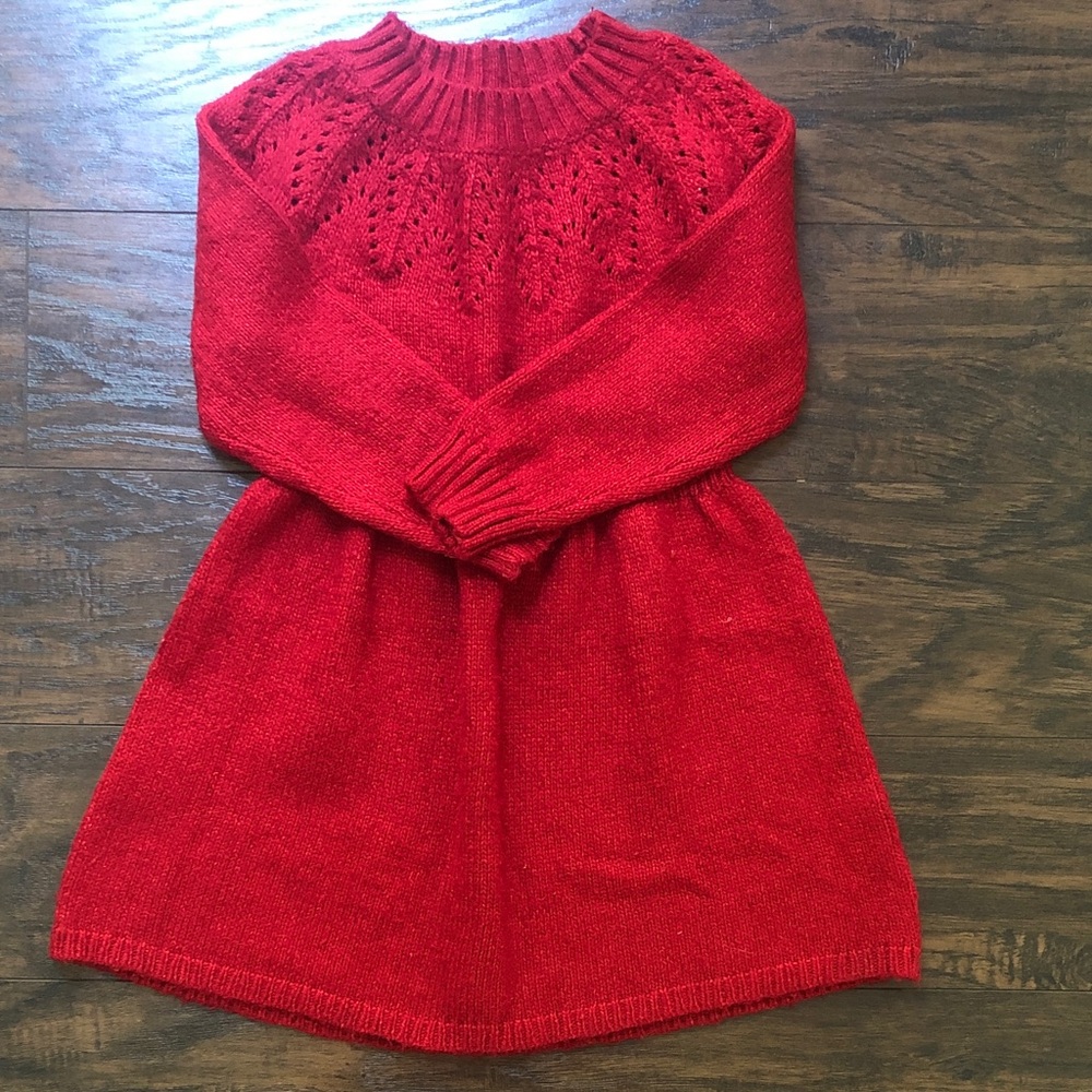 Cat & Jack Red Knit Dress